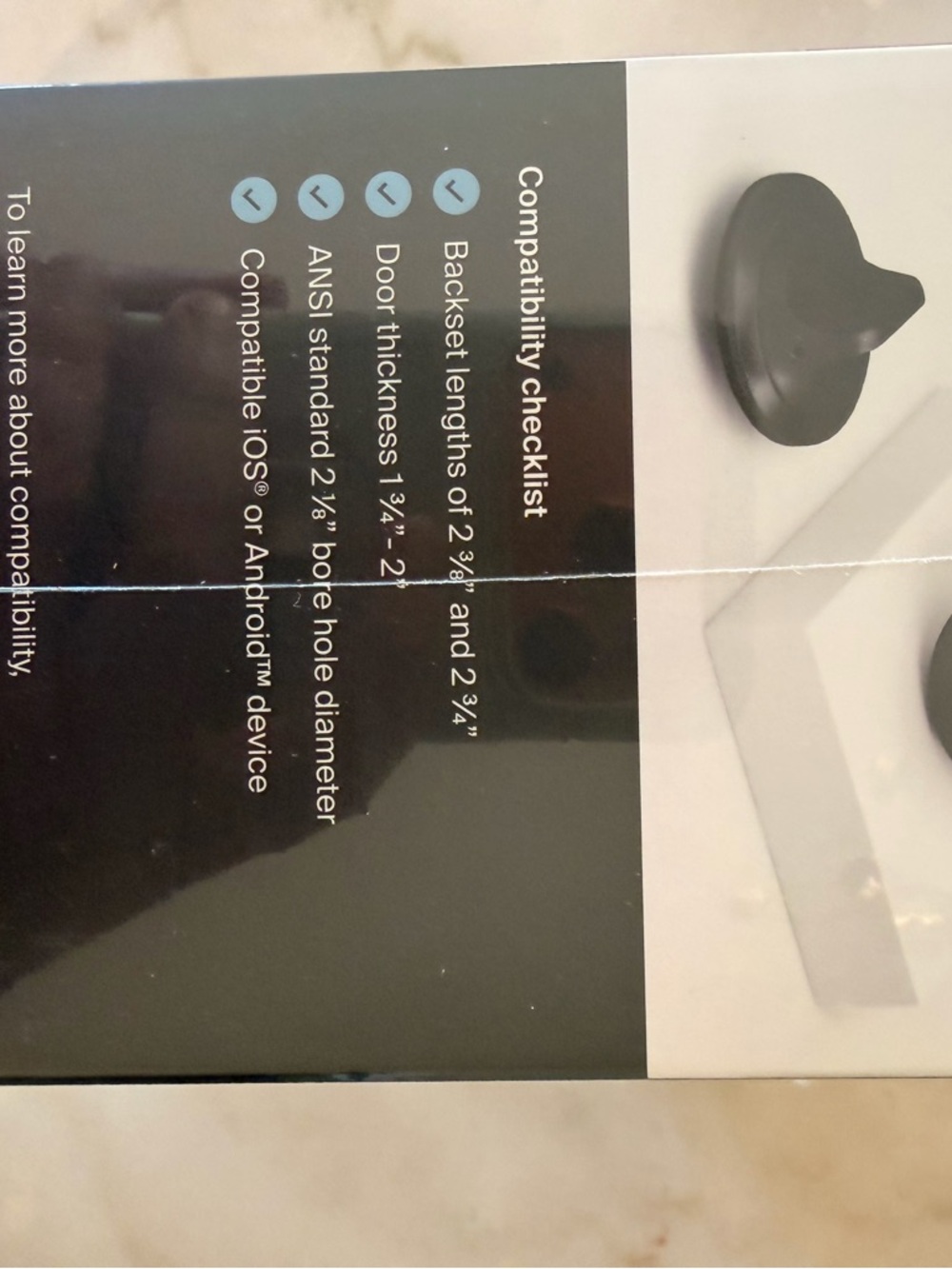 Level Lock Touch Edition Smart Lock Matte Black Smart - Picture 4 of 5